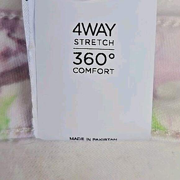 DL1961 Womens Florence Floral Jeans Sz 28 Insta Sculpt Cropped Carnival Fairy - Picture 14 of 15